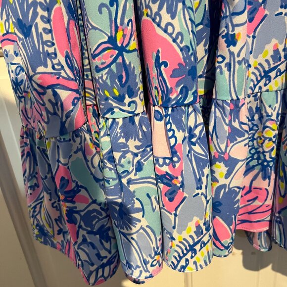 Lilly Pulitzer long sleeve dress with tiered skirt size 10 - Picture 8 of 8